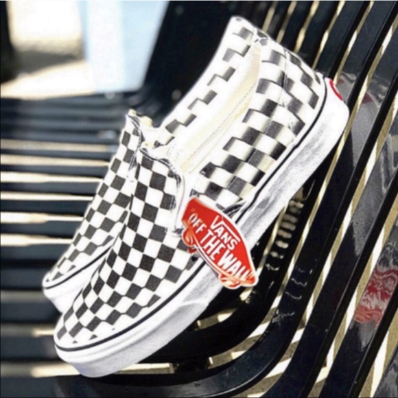 NWT Vans 5 ⭐️ Checkerboard Trippy Slip on - Picture 3 of 6